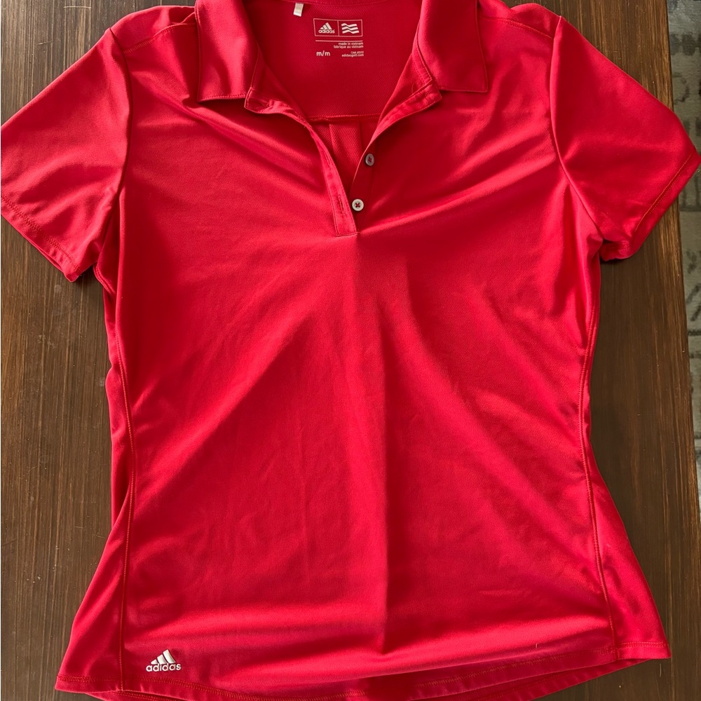 Adidas Red Polo Shirt
